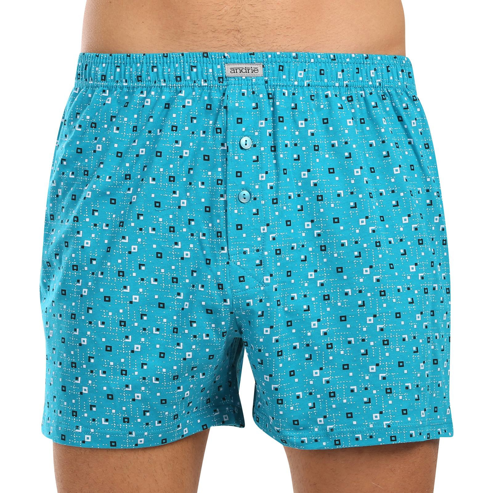 Pánské trenky Andrie modré (PS 5818-blue) XL