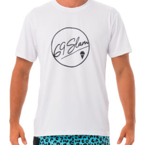 Pánské tričko 69SLAM BUBBLE WHITE UPF +30 (MTZUBE-WH) S