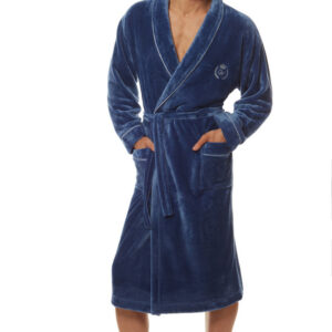 Pánský župan L&L Luca modrý (2111) XXL