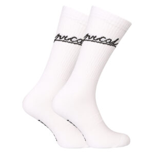 Ponožky Nedeto sportovní vysoké Prxat! bílé (1NOBT7) L