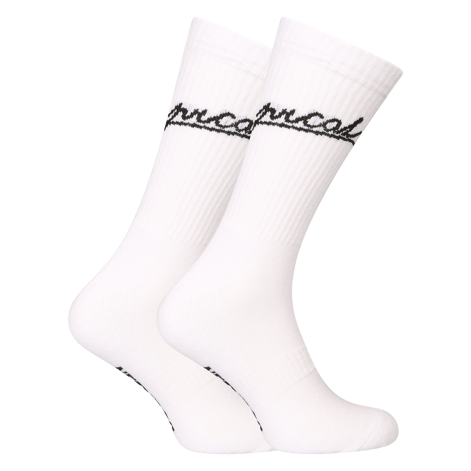 Ponožky Nedeto sportovní vysoké Prxat! bílé (1NOBT7) L