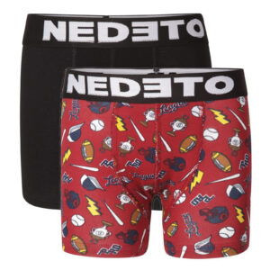 2PACK dětské boxerky Nedeto vícebarevné (2NBDV2) 4-5 let