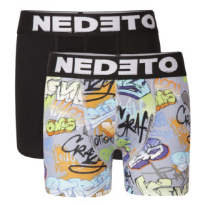 2PACK dětské boxerky Nedeto vícebarevné (2NBDV3) 4-5 let