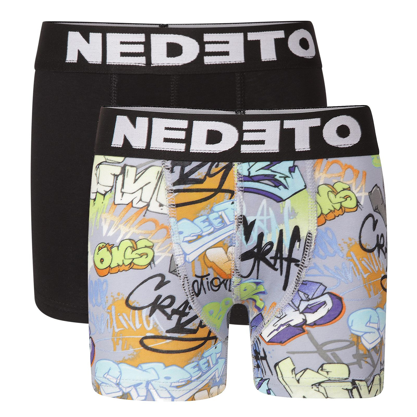 2PACK dětské boxerky Nedeto vícebarevné (2NBDV3) 4-5 let