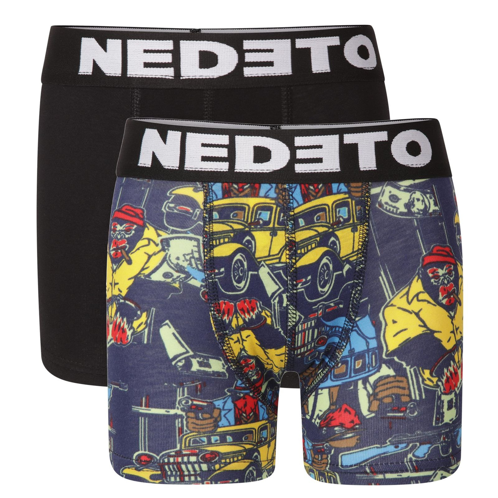 2PACK dětské boxerky Nedeto vícebarevné (2NBDV5) 4-5 let