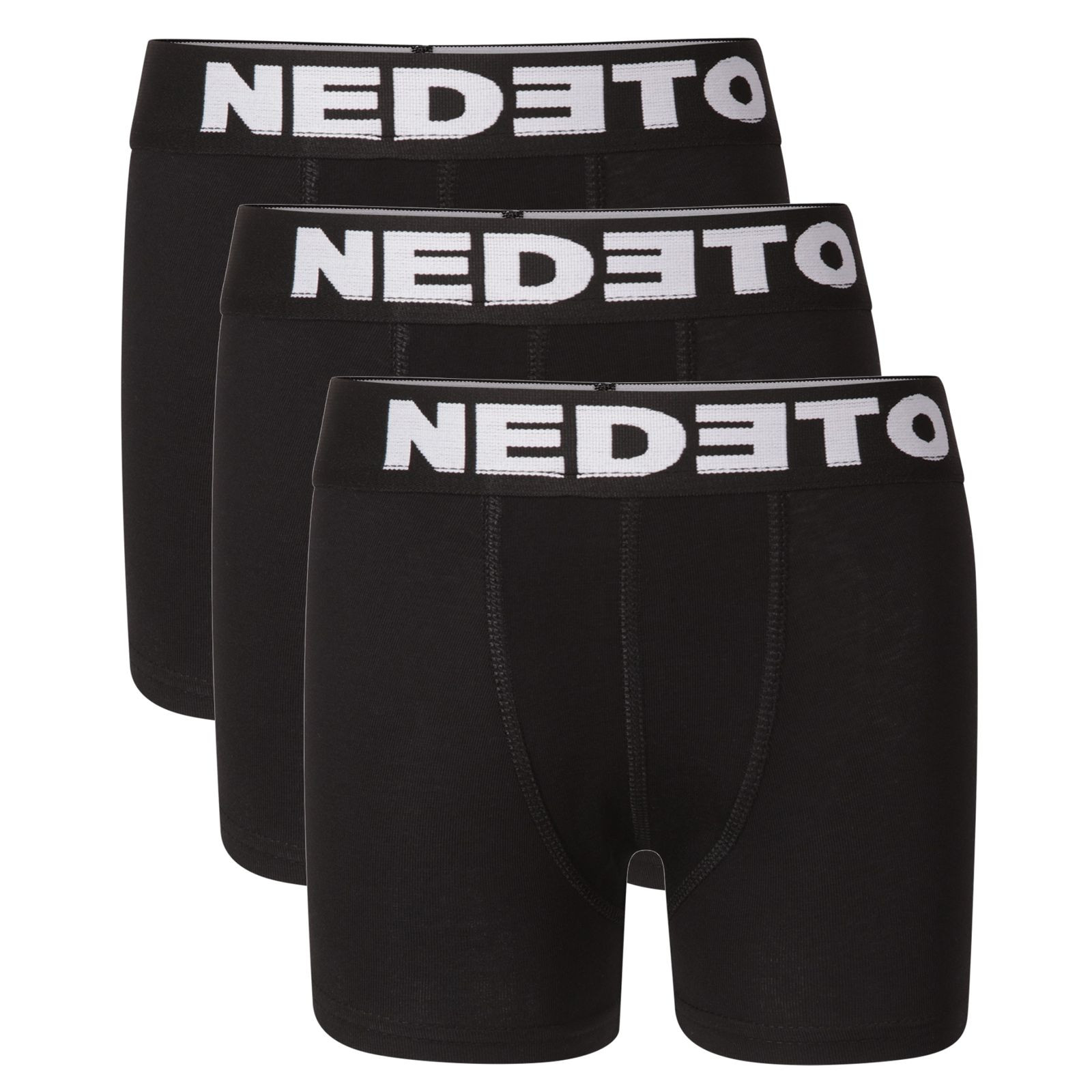 3PACK dětské boxerky Nedeto černé (3NBDC1) 4-5 let