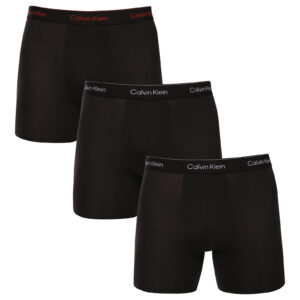 3PACK pánské boxerky Calvin Klein černé (NB4394-0FL) 4XL