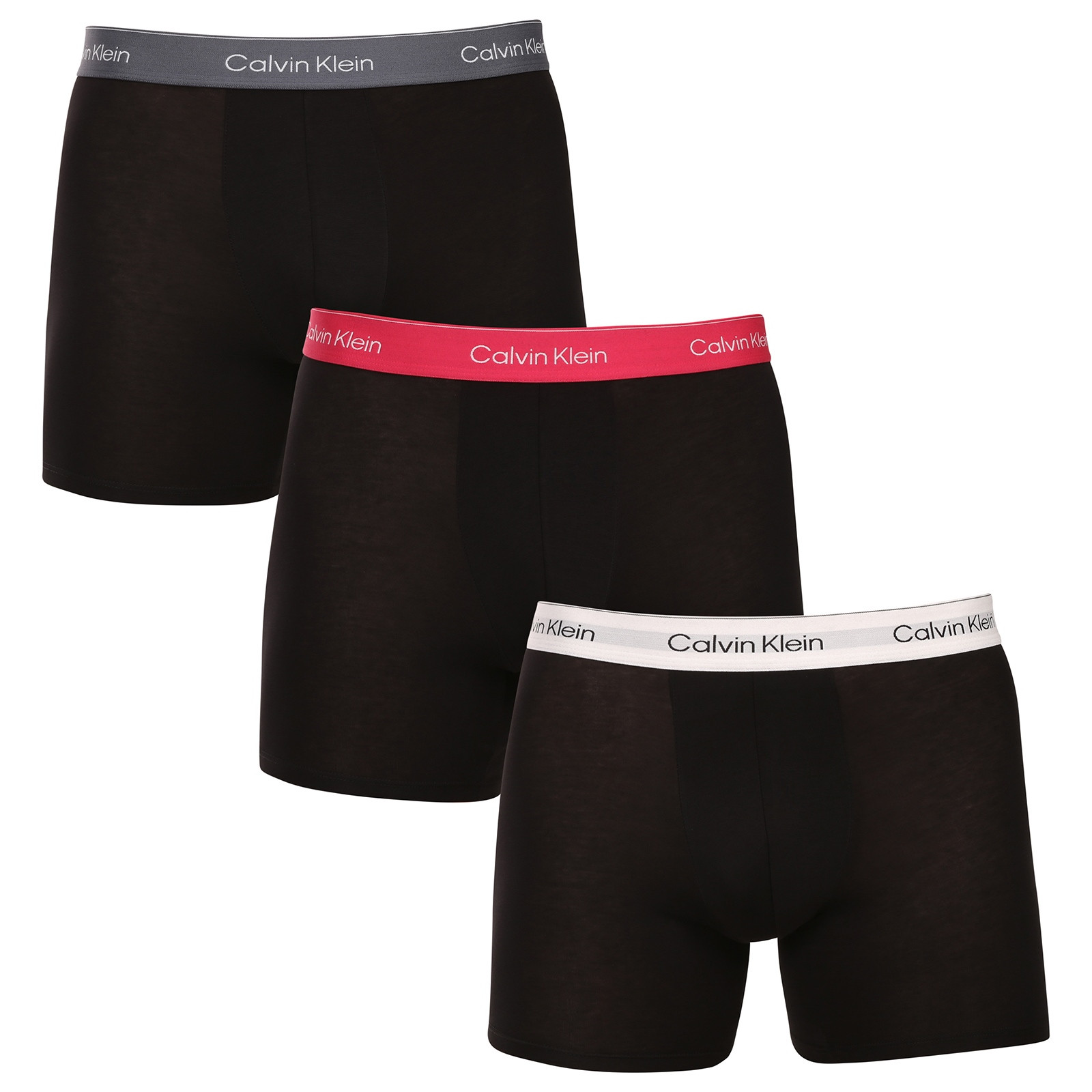 3PACK pánské boxerky Calvin Klein černé (NB4394-3VO) 4XL