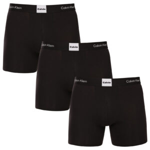 3PACK pánské boxerky Calvin Klein černé (NB4477-UB1) XXL