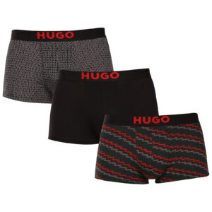 3PACK pánské boxerky HUGO vícebarevné (50549140 960) L