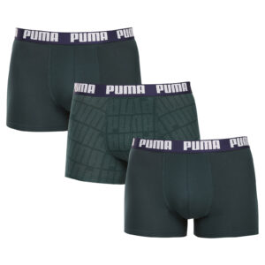 3PACK pánské boxerky Puma zelené (701237583 003) XXL