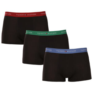 3PACK pánské boxerky Tommy Hilfiger černé (UM0UM02763 0U4) L