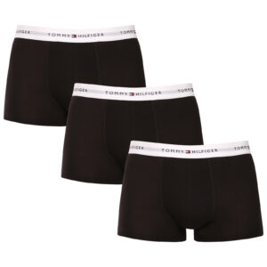 3PACK pánské boxerky Tommy Hilfiger černé (UM0UM02763 0WJ) L