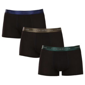 3PACK pánské boxerky Tommy Hilfiger černé (UM0UM03411 0R0) XL
