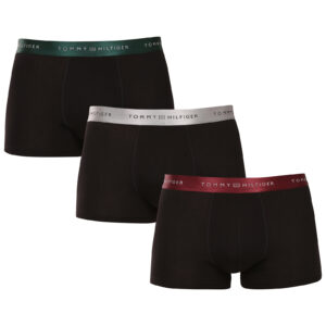 3PACK pánské boxerky Tommy Hilfiger černé (UM0UM03411 0R4) XL
