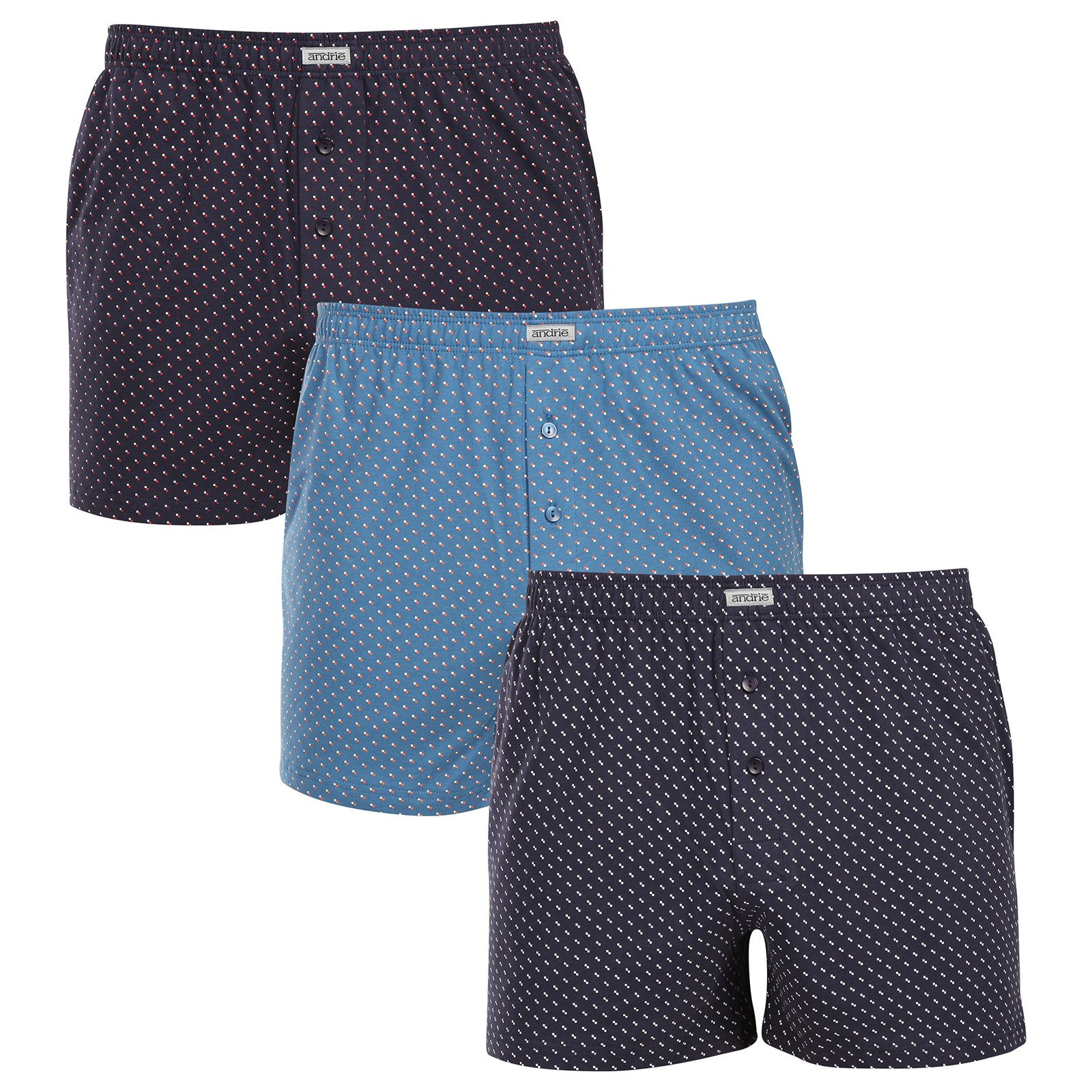 3PACK pánské trenky Andrie vícebarevné (PS 5834C) XL