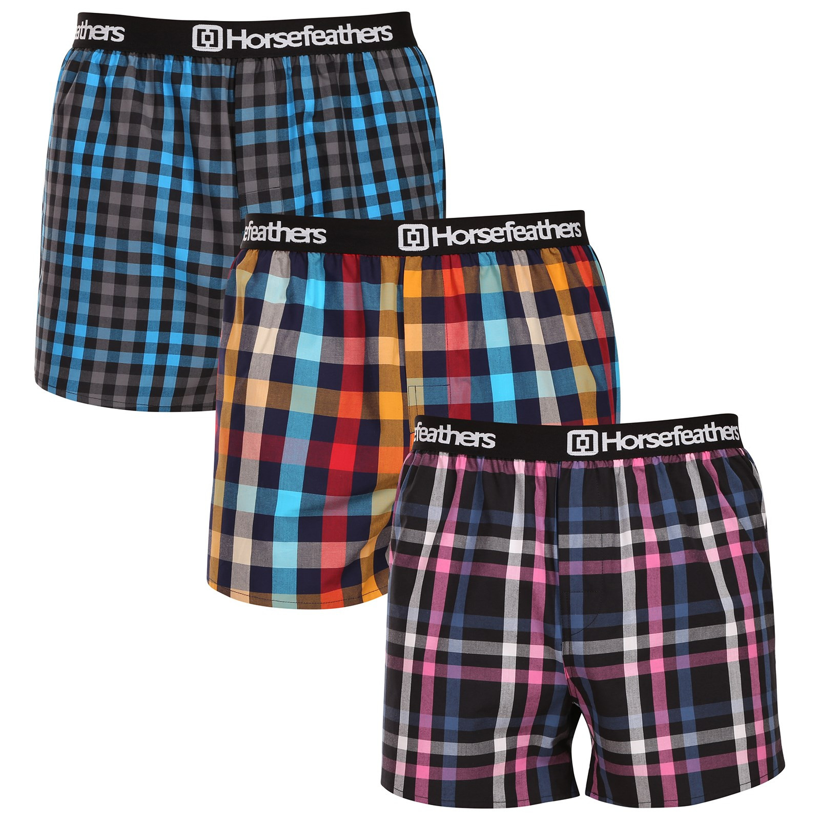 3PACK pánské trenky Horsefeathers Clay Bundle 2 (AM283B) L