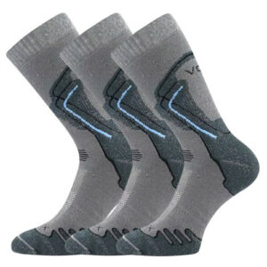 3PACK ponožky VoXX trekingové šedé (Limit) S