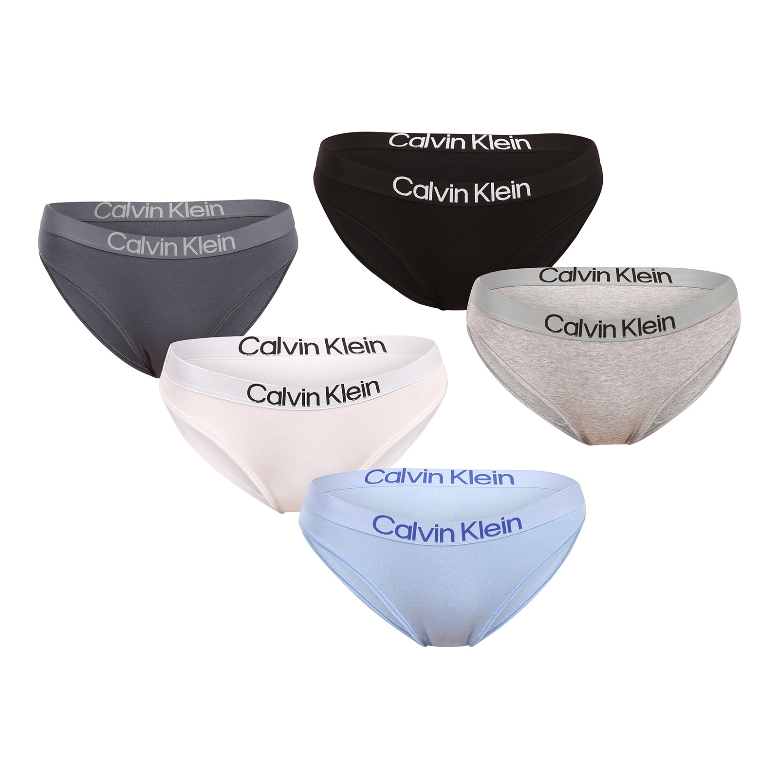 5PACK dámské kalhotky Calvin Klein vícebarevné (QD5332-31G) XS