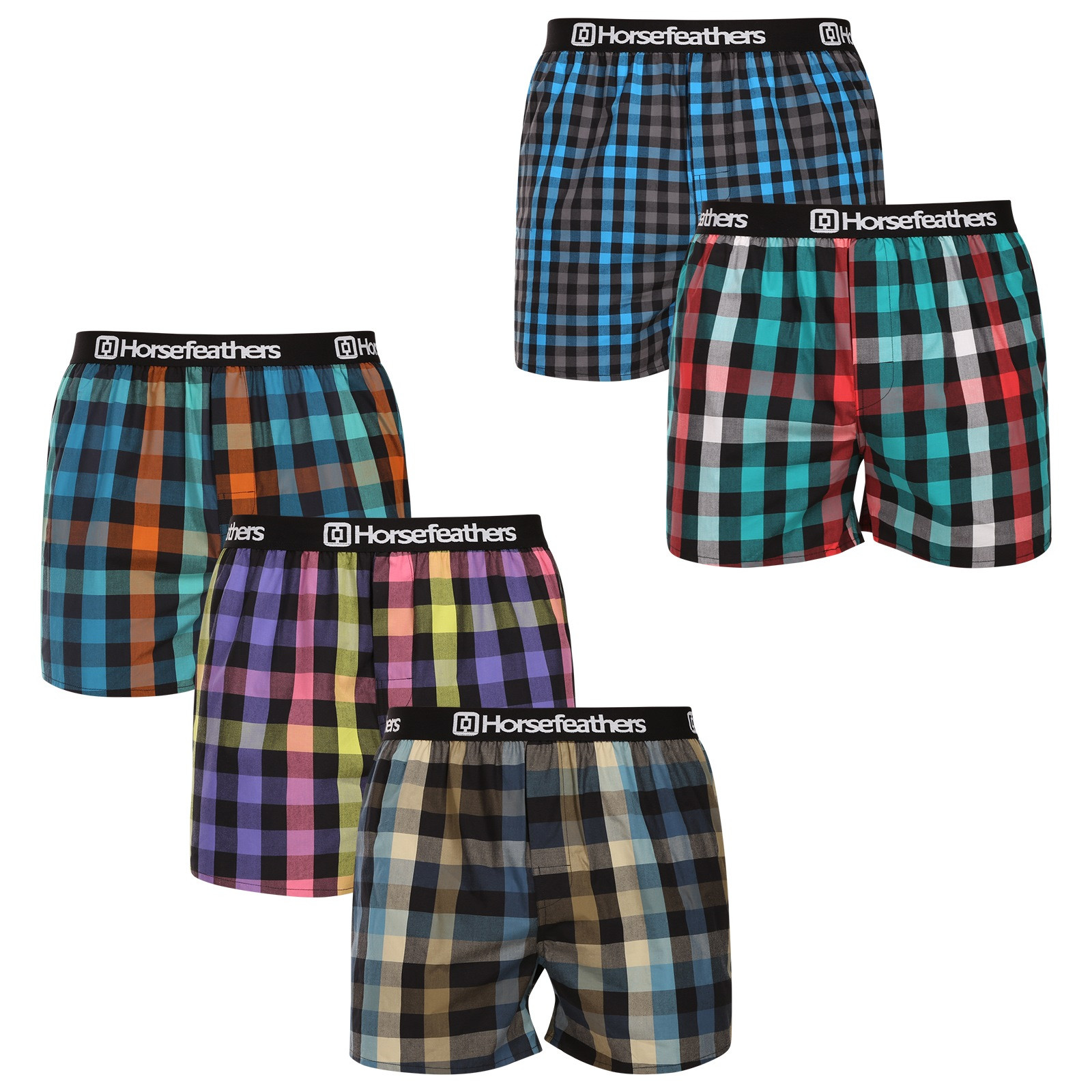 5PACK pánské trenky Horsefeathers Clay Bundle 1 (AM284A) L