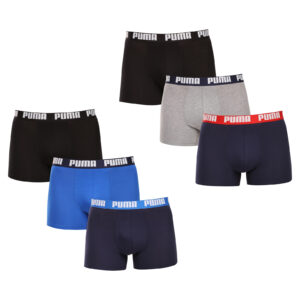 6PACK pánské boxerky Puma vícebarevné (701227792 002) L