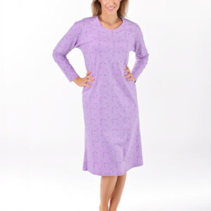 Dámská noční košile Gina fialová (19173-LBFDM) 3XL