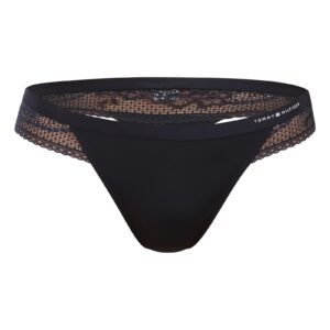 Dámská tanga Tommy Hilfiger modrá (UW0UW02473 DW5) XL