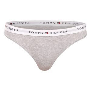 Dámská tanga Tommy Hilfiger šedá (UW0UW03835 P61) L