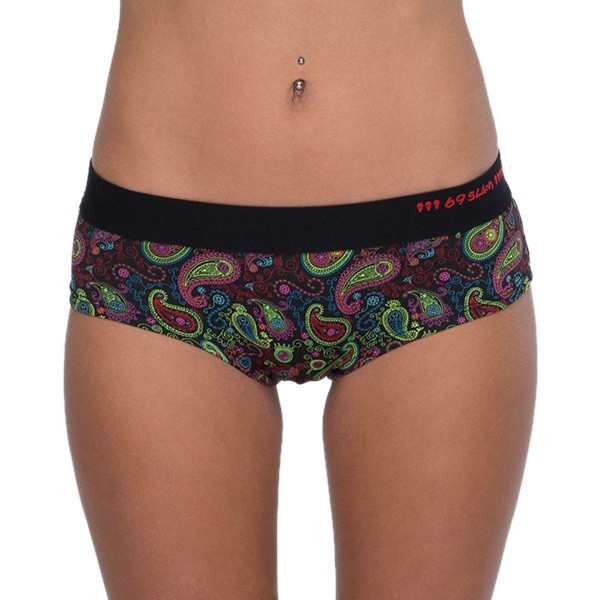 Dámské kalhotky 69SLAM Boxer Cashmere Black (GYXCAB-PO) L