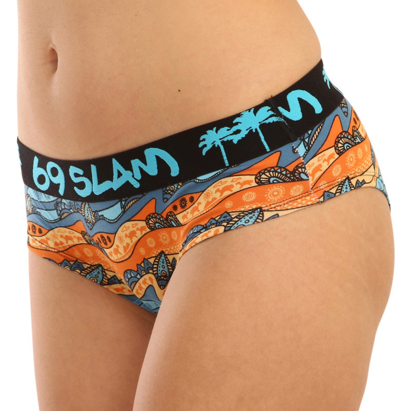 Dámské kalhotky 69SLAM bamboo ocean lines (GWBLIN-BB) S - Obrázek 2