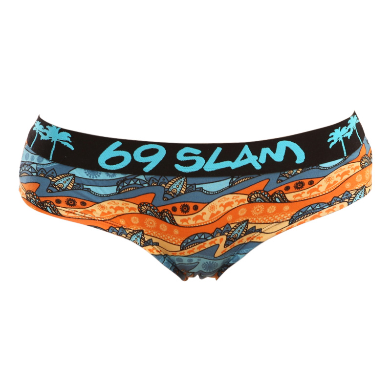 Dámské kalhotky 69SLAM bamboo ocean lines (GWBLIN-BB) S