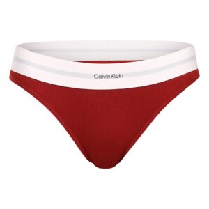 Dámské kalhotky Calvin Klein červené (QF8022-AF8) S