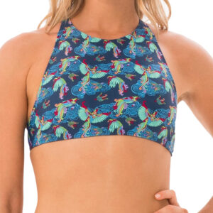 Dámské plavky 69SLAM horní díl BIRD PARADISE MILA SURF (XSFBDE-PA) S