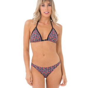 Dámské plavky 69SLAM spodní díl FLOWER SKULL CHEEKY (YBBFKS-PA) L