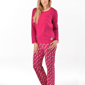 Dámské pyžamo Gina vícebarevné (19169-DFELGB) XXL