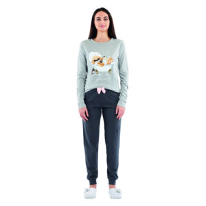 Dámské pyžamo Sorbetto Emilia vícebarevné (Emilia-grey) XL