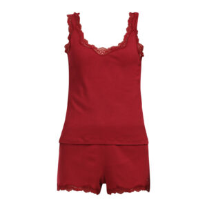 Dámské pyžamo Tommy Hilfiger červené (UW0UW06215 XJS) M