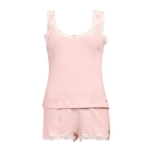 Dámské pyžamo Tommy Hilfiger růžové (UW0UW06215 TQN) M