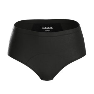 Menstruační kalhotky Underbelly Classi černé (CLASSI-CE-VL-3-PAD) XS