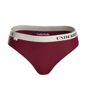 Menstruační kalhotky Underbelly Univers červené (UNIVERS-BO-BI-2-PAD) XS