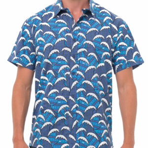 Pánská košile 69SLAM BATIK WAVE (MFHBTV-BL) L