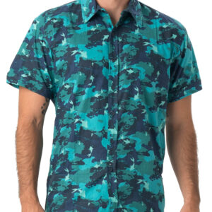 Pánská košile 69SLAM CAMOKOY DARK (MFHCMD-BL) XL