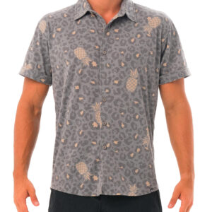 Pánská košile 69SLAM LEONANA KHAKI (MTQLEA-KH) XS