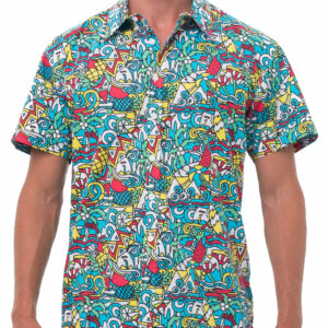 Pánská košile 69SLAM PICASUMMER (MFHPSM-BL) XXL