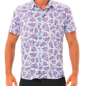 Pánská košile 69SLAM SKULLMOND WHITE (MTQSDW-WH) XL