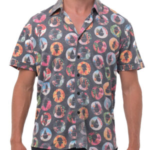 Pánská košile 69SLAM SPRING POGS (MTQSRP-PC) M