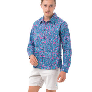 Pánská košile 69SLAM TRIPPY MUSHROOM LONG (MSLTRS-NV) XL