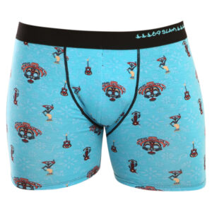 Pánské boxerky 69SLAM fit bamboo day of the dead  (MPBDOF-BB) XS