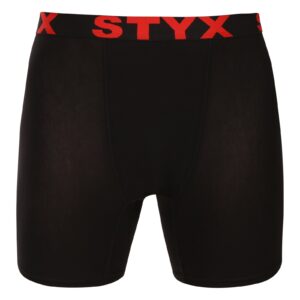Pánské boxerky Styx long sportovní guma černé (UN4960) L