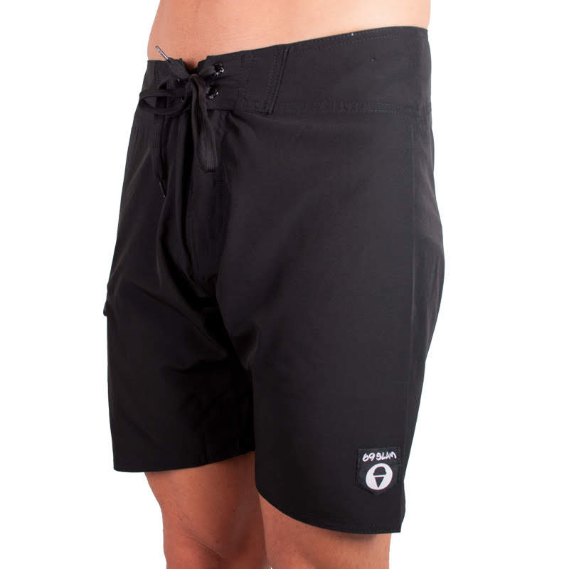 Pánské plavky 69SLAM krátké stretch boardshort plain bk XS - Obrázek 2